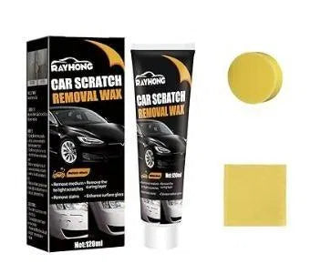 (Pack of 2) Car Scratch Removal Wax Rubbing Compound – Auto Paint Scratch Repair & Scuff Remover for Swirl Marks & Clear Coat Restoration
